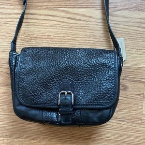 Coach small crossbody handbag black